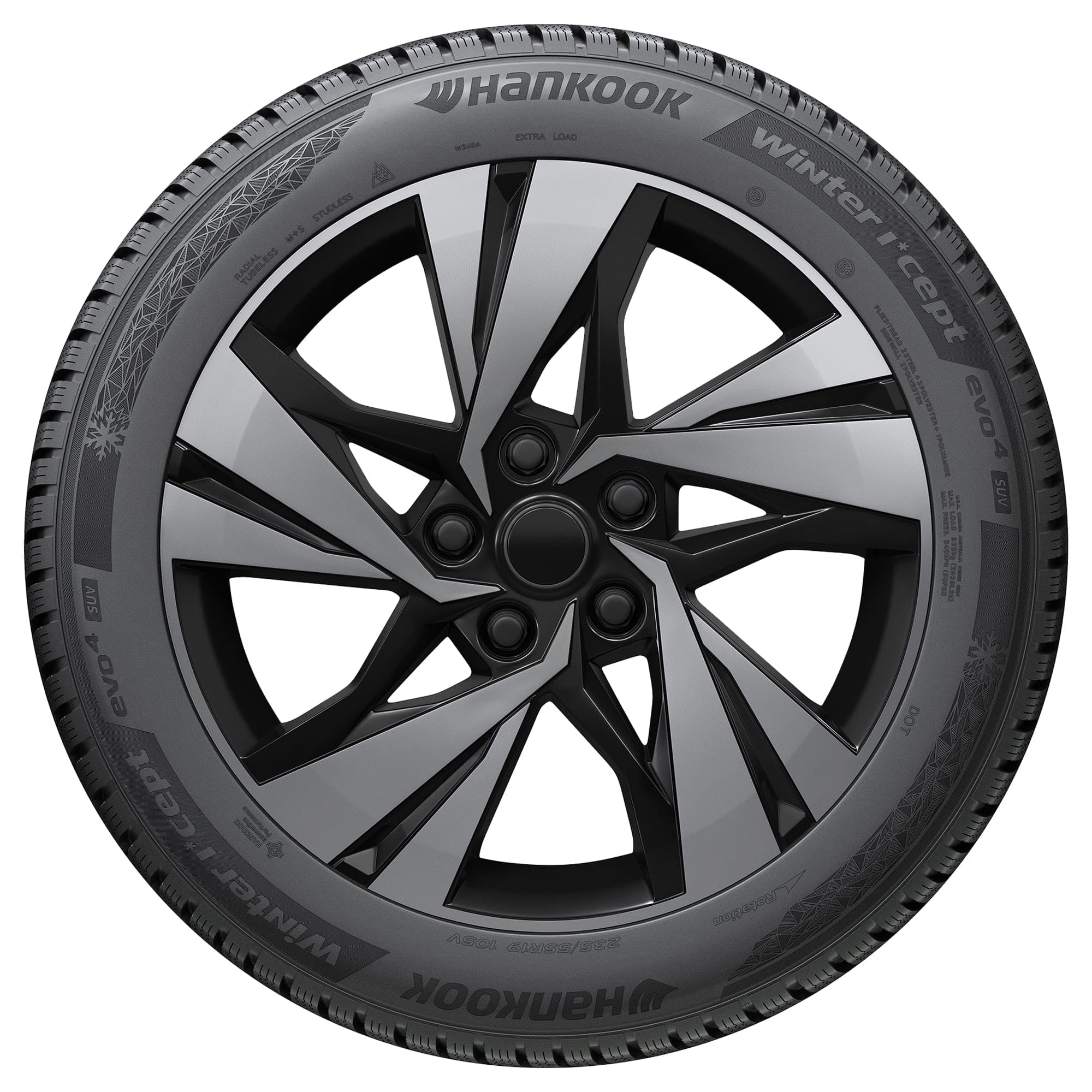 285/45R21XL 113W HAN WINTER I*CEPT EVO4 SUV W340A BW 30K