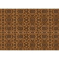 thumbnail image 1 of Ahgly Company Machine Washable Indoor Rectangle Transitional Red Brown Area Rugs, 6' x 9', 1 of 7