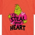 thumbnail image 3 of The Grinch - I'd Steal Your Heart  - Toddler & Youth Short Sleeve Graphic T-Shirt, 3 of 5