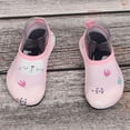 thumbnail image 2 of AWZXDE Children Swimming Shoes Flat Bottom Soft Outdoor Beach Diving Snorkeling Footwear for Kids Pink,5-6 Years, 2 of 5