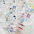 thumbnail image 2 of Pegatinas de personaje Kawaii, cinta adhesiva para álbum de recortes, calcomanía Washi, Linda pegatina decorativa coreana, 2 of 5