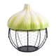 thumbnail image 2 of Soporte para huevos, cesta para huevos, suministros de cocina, cesta de almacenamiento de hierro tejido para jengibre y , soporte de cerámica, para Verde, 2 of 8