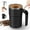 Black, variant on Electric Coffee Mug with A Built-in Lcd Thermometer, 380ML (13OZ) USB Rechargeable Self Stirring Mug with Lid, 304 Stainless Steel for Brewing Coffee, Milk, Cocoa, and Protein Shakes