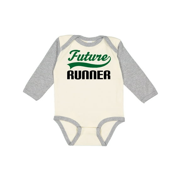 Inktastic Future Runner Boys Long Sleeve Baby Bodysuit
