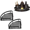 thumbnail image 6 of Shower Caddy Corner, Bathroom Shower Shelves, Adhesive Shower Organizers No Drilling Shower Rack for Bathroom Storage,Dorm and Kitchen Storage(Black), 6 of 6