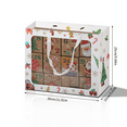 thumbnail image 4 of Large-size Christmas gift bags with a transparent window design, large-capacity shopping bags, and they are suitable as hand-held gift bags for packaging bouquets at weddings, Christmas, 4 of 6