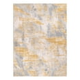 thumbnail image 5 of Lela Collection Abstract Polyester Rug 7'6" x 10'6" - Blue/Gold, 5 of 5