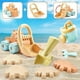 thumbnail image 2 of Beach Toys for Toddlers with Mesh Bag,Sand Toy Sets Include Shovel,Bulldozer,Animal Dinosaur and Watering Can Molds,Gifts for Baby Boys Girls Age 3 4, 2 of 4