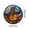 thumbnail image 3 of Room Decor Qwtwty Panneau Suspendu en Acrylique Halloween Lumineux Crâne Décoration Suspendue, 3 of 8