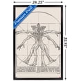 thumbnail image 3 of Netflix Stranger Things: Season 4 - Vitruvian Demogorgon Wall Poster, 22.375" x 34" Framed, 3 of 6