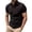 Black, variant on Men's Casual Zipper Lapel Shirt Breathable Comfortable Short Sleeve Top Stylish Versatile Summer Wear Mens Work Shirts Summer Basic Tee Shirts