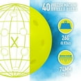 thumbnail image 2 of Franklin Sports Pickleball Net Set - Half Court Net, 2 Paddles + 2 Ball Set, 2 of 11