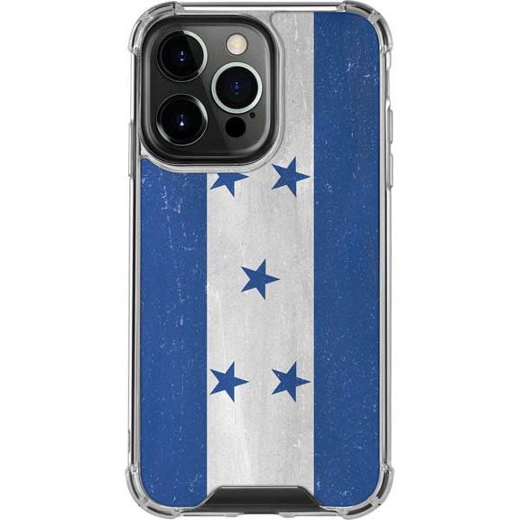 Skinit Honduras Flag Distressed iPhone 14 Pro Clear Case