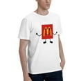 thumbnail image 2 of Mcdonald'S Logo Men'S Basic Short Sleeve T-Shirt Fashionable White Large, 2 of 8