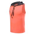 thumbnail image 2 of Youthup Men's Hooded Sleeveless Tank Tops 2-Pack - Quick-Dry Workout Shirts with Reflective Strips, Summer Athletic Tops, 2 of 17