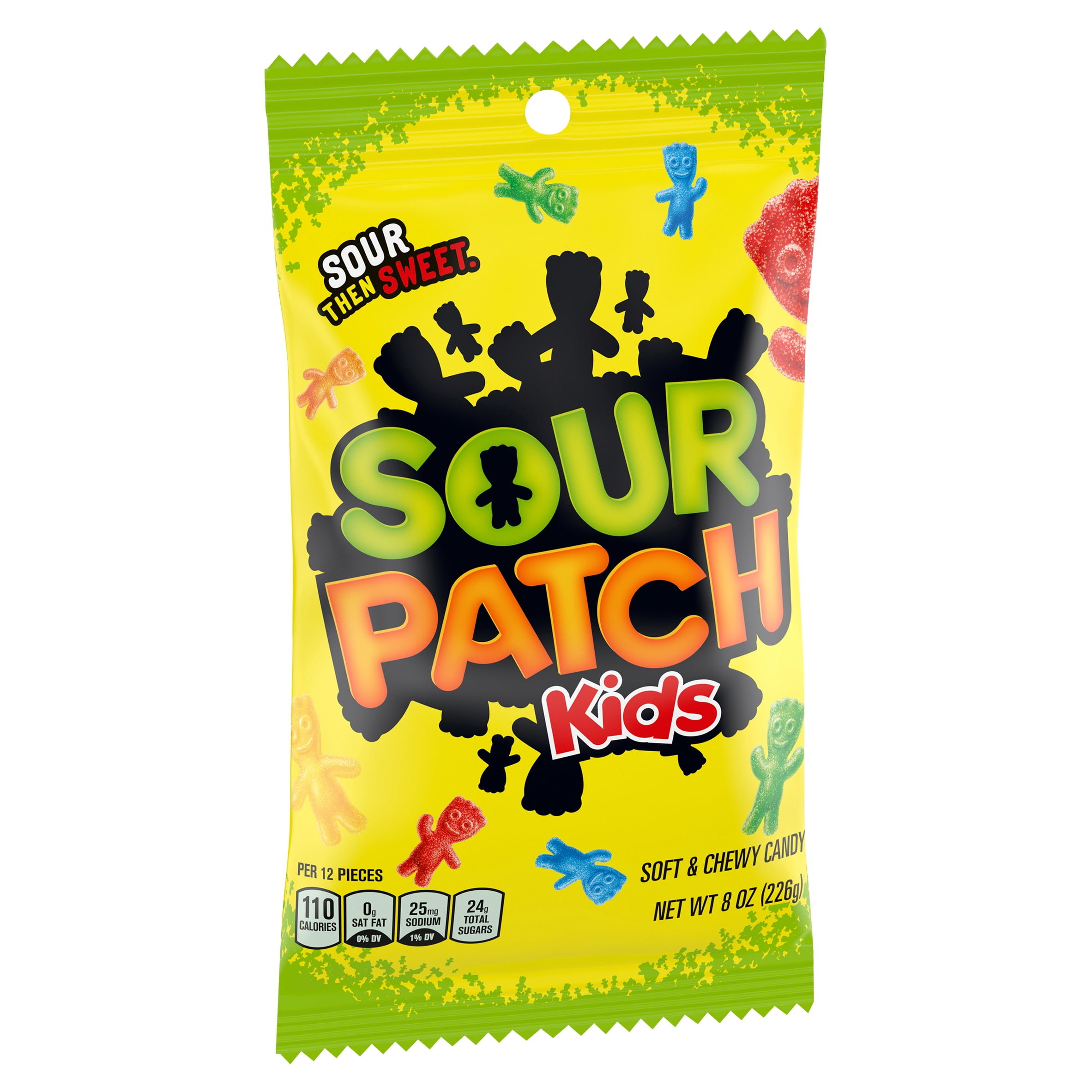 SOUR PATCH KIDS Original Soft & Chewy Candy, 8 oz Bag