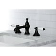 thumbnail image 4 of Kingston Brass KC7060PL Vintage 8 in. Widespread Bathroom Faucet, Matte Black, 4 of 5