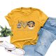 thumbnail image 1 of Pntutb - Camiseta de manga corta con estampado de moda para mujer, blusa informal, tops con estampado Pntutb Pntutb-4238, 1 of 3