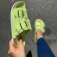 thumbnail image 3 of 1 Pair Sandals Double Buckle Anti Skid Rubber Women's EVA Slides Sandals for Outdoor, 3 of 7