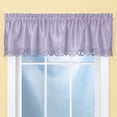 thumbnail image 2 of Collections Etc Elegance Scroll Cut-out Window Valance Lavender 58" WIDE, 2 of 4
