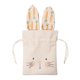 thumbnail image 1 of Easter Bunny Ear Linen Drawstring Bag, Bunny Gift Bags for Kids' Parties, Easter Baby Showers Gift Pouch for Sweet Treats & Party Favors, 1 of 5