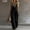 Black, variant on Morttic Women's Solid Color Sleeveless V-Neck Jumpsuit – Button Front Wide Leg Overalls with Pockets, Casual Summer One Piece Dark Blue,S