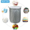 thumbnail image 3 of Large Laundry Basket, Collapsible Laundry Basket, Drawstring Laundry Baskets, Collapsible Laundry Bag, Folding Large Capacity Laundry Baskets (Gray), 3 of 5