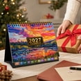thumbnail image 5 of 2027 Desk Calendar 12-Month Spiral Bound Desktop Planner with Monthly Tabs for Office and Home, 8.6 X 7.3 in, 5 of 7