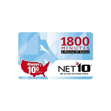 Net 10 1800 Unit Card