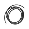 thumbnail image 1 of Cable de inversor de batería universal de 3/8" terminal 8 AWG negro 7 pies, cobre estañado, 1 pieza, 1 of 7