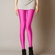 thumbnail image 3 of Gibobby Mallas Afelpadas Color Pantalones elásticos para mujer con control de espectáculo, pantalones de cintura alta y delgada (Rosa, S), 3 of 3