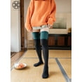 thumbnail image 2 of Luxtrada Women Thigh High Socks Polyester Knit Over the Knee Leg Warmer Tall Long Boot Socks, 2 of 6