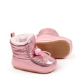 thumbnail image 4 of newwalpole Warm Furry Baby Boots, 2025 New Warm Cozy Fleece Baby Booties, Winter Snow Anti-Slip Soft Sole Warm Sock Shoes Pink for Size 5, 4 of 9