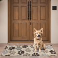 thumbnail image 4 of Paw Print Door Rugs,Washable Non Slip Door Mats Indoor,Decorative Door Mats,Entry Mat Indoor for Entrance,Bedroom,Kitchen,Bathroom,16"x47", 4 of 6
