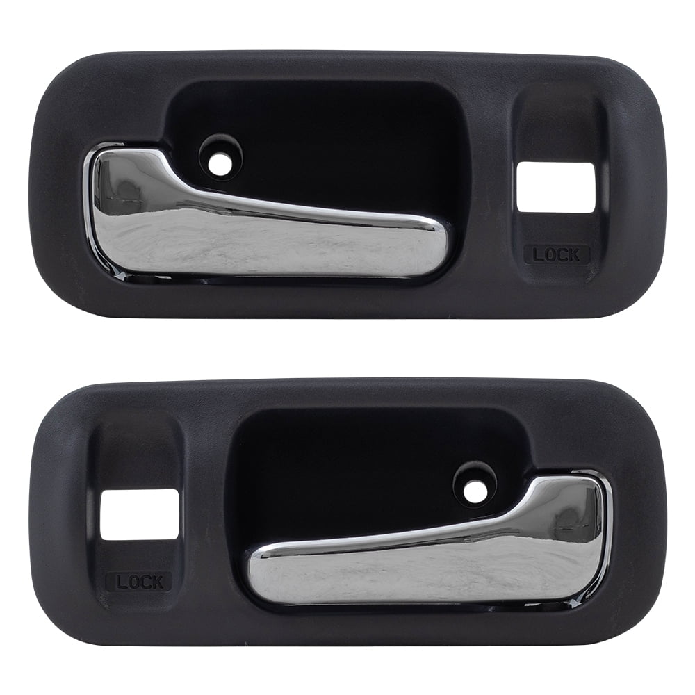 Drivers Front Inside Interior Door Handle Gray Bezel W