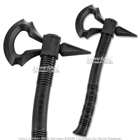 Munetoshi Black Polypropylene Axes Assassin Viking Tomahawk Theater Cosplay Prop 77