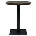 thumbnail image 4 of vidaXL Bistro Table MDF Steel French Side Stand Desk Multi Sizes Dark Ash/Oak, 4 of 37