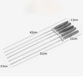 thumbnail image 4 of Oleegame 2PC 16 Handle Sticks Roasting with BBQ Inch Fork Wooden Roasting Kitchen，Dining & Bar Silver, 4 of 6