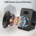 thumbnail image 4 of Altavoces para computadora OROW S201 alimentados por USB con Bluetooth 5.0, 4 of 8