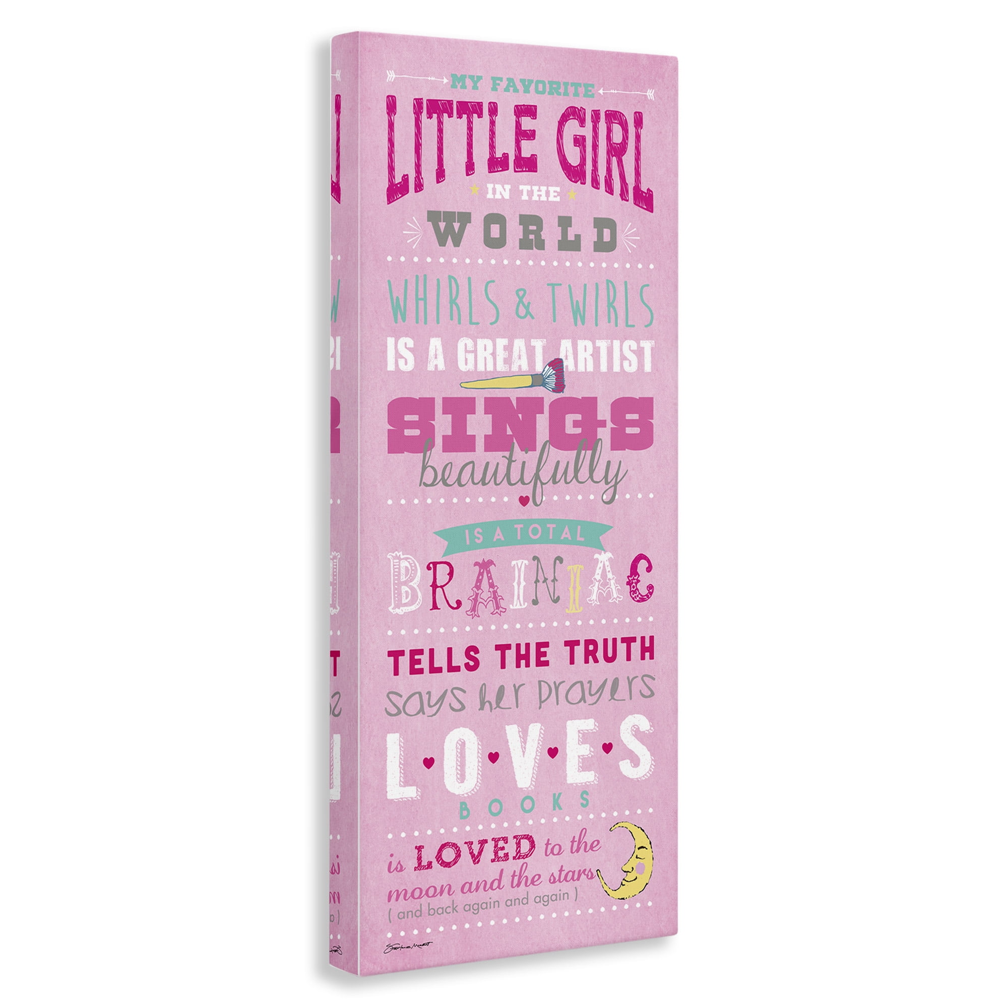 Kids Room by Stupell Favorite Little Girl In The World Canvas Art