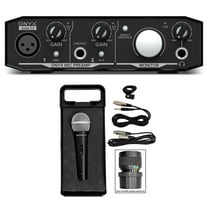 Mackie Onyx Artist 1.2 2x2 USB Recording Studio Interface Microphone Cable Case