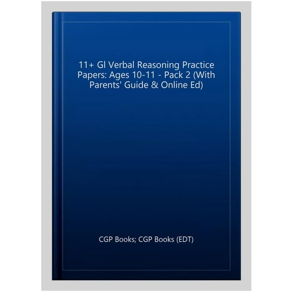 New 11  Gl Verbal Reasoning Practice Papers: Ages 10-11 - Pa