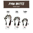 thumbnail image 7 of LazyOne Animal Paw Mittens for Adults and Kids, Brown Bear, 7 of 7