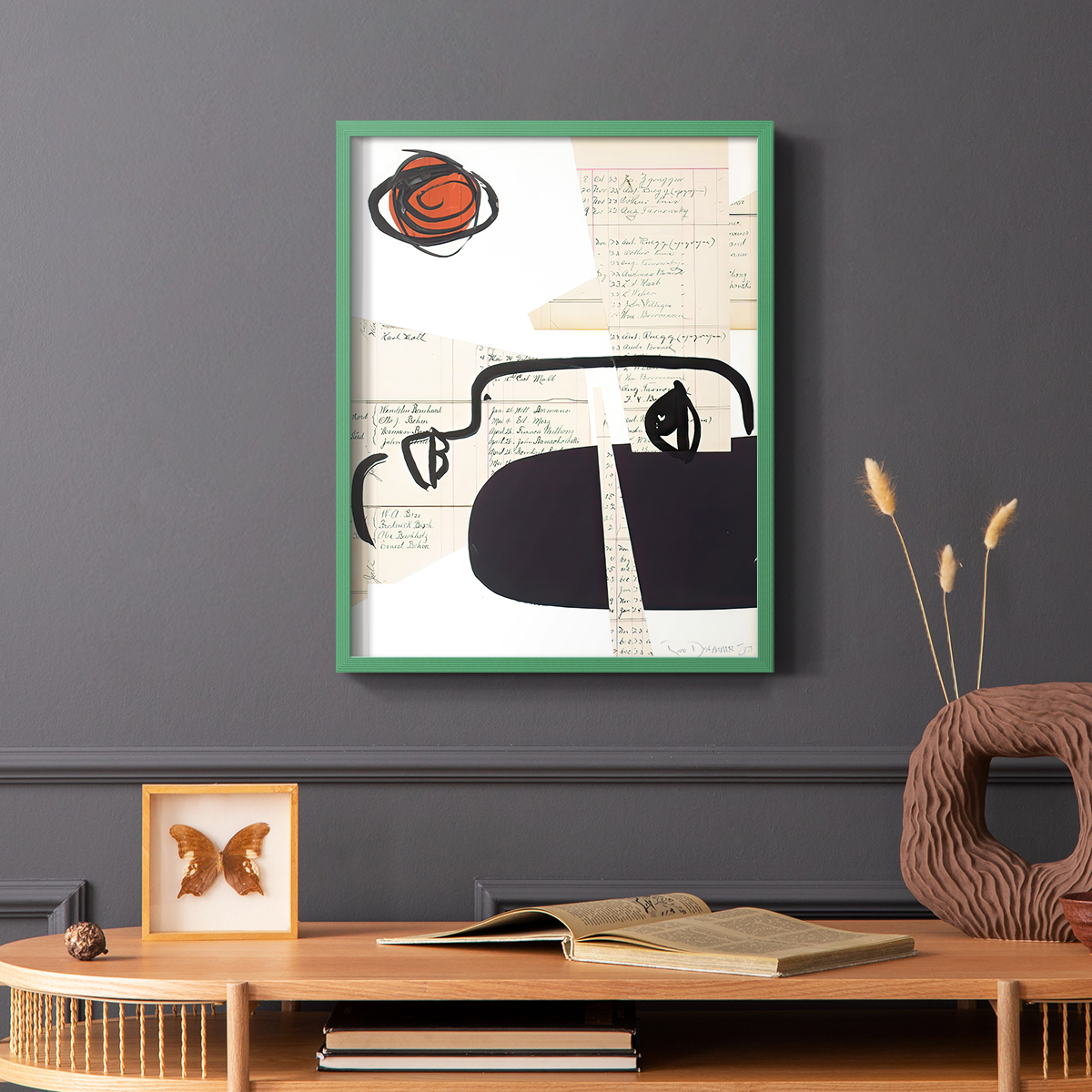Faces of A Century II in Paper Solid Wood 11 x 14 Framed Print