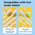thumbnail image 4 of Supvan E10 E16 Label Printe Paper Waterproof Anti-Oil Printing Label Price Label Pure Color Scratch-Resistant Label Sticker Tape T0973E14-30, 4 of 6