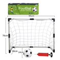 thumbnail image 2 of Entrenador de patadas Kit de portería de fútbol para niños deportivos Juguetes para interiores y exteriores el ejercicio de sus hijos para niños Niñas a de 3 , P 95x48x70cm Magideal Entrenador de patadas, 2 of 7