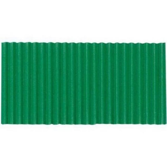 Corobuff Rouleau de Papier Ondulé Couleur Unie Résistant à la Décoloration, 48 Po x 25 Pi, Vert Émeraude