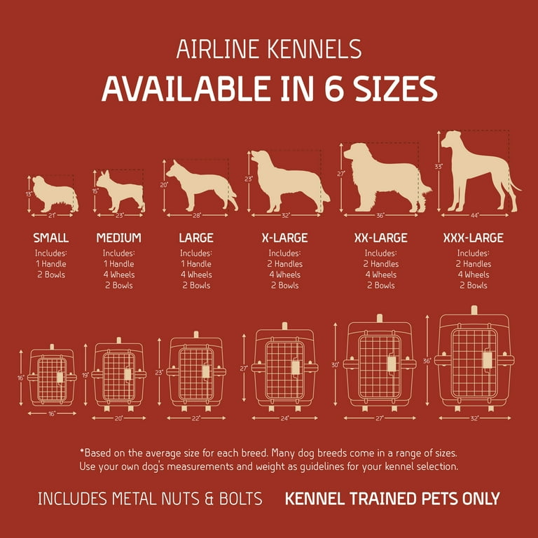 SportPet Designs Airline Approved Plastic Dog Kennel with Wheels