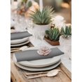 thumbnail image 6 of Cloth Napkins Set of 2 - 20x20 Inches, Gray Ombre Washable Reusable Table Napkins, Modern Abstract Art Farmhouse Gradient Soft & Absortbent Dining Napkin for Party Wedding Hotel Restaurant, 6 of 8