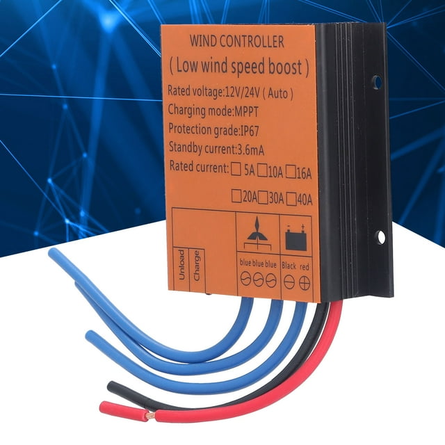 Low Voltage Wind Turbine Controller Wind Controller With LED Light 100W-400W 12V 24V